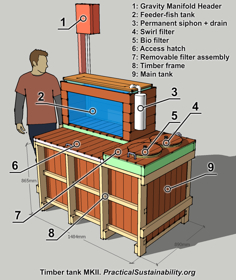 practical sustainability aquaponics project