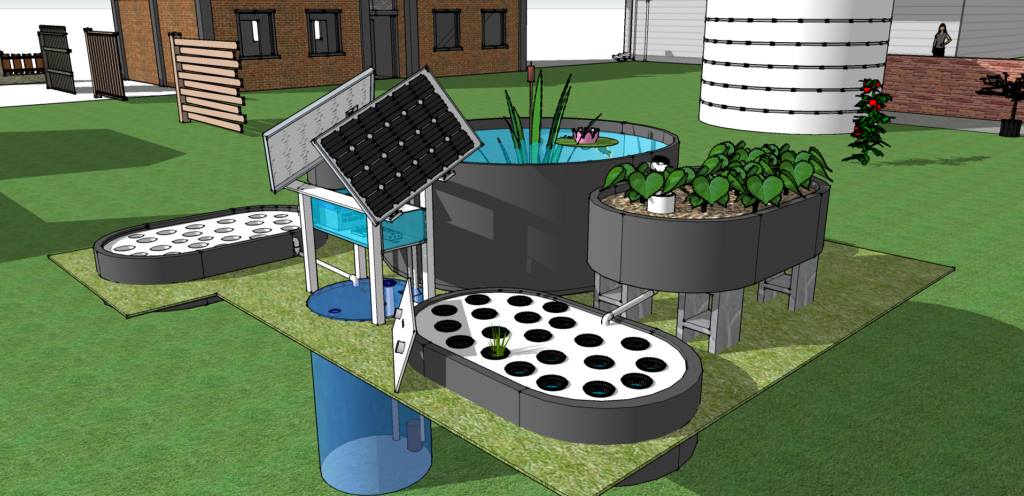 aquaponics 3d design